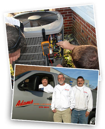 Adams Heating & Air Conditioning Corp - Services